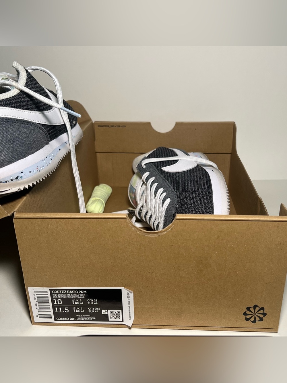 Nike Cortez Basic PRM #CQ6663-001 - Picture 9 of 11